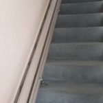 straight stair lift track